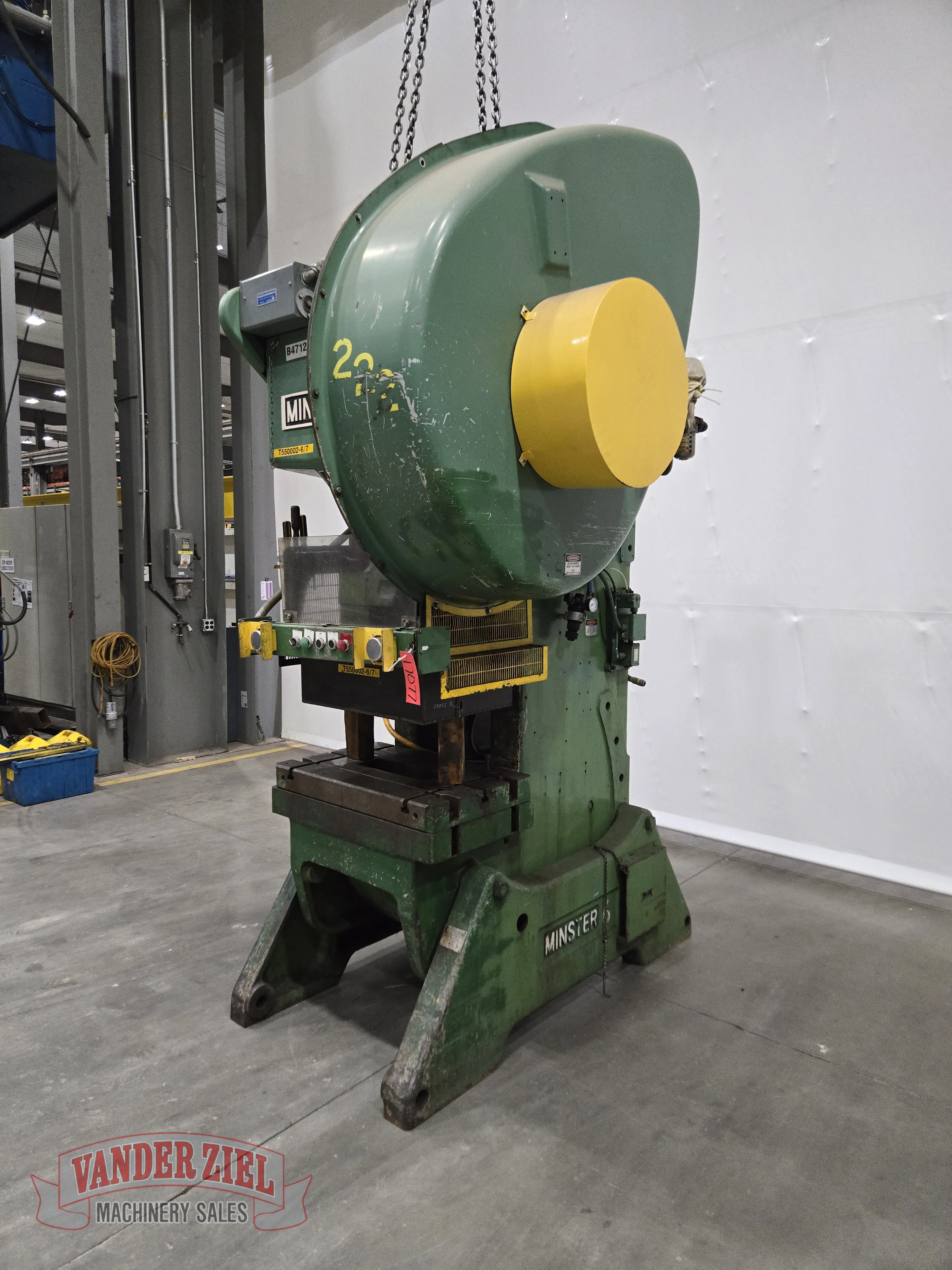 60 Ton, Minster, C-frame OBI press, 32" x21" bed - Image 5