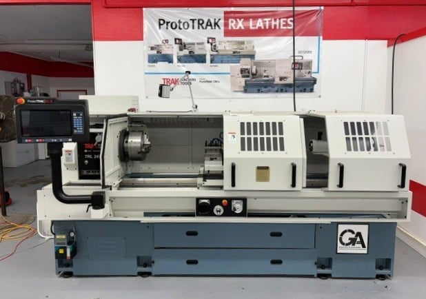 Trak #TRL-2470RX, CNC lathe, 24" swing, 12" chuck, 4.09" hole, 70" centers, Proto TRAK RLX Control, D1-8, #8MT - Image 1