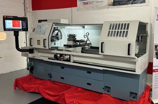 Trak #TRL-2470RX, CNC lathe, 24" swing, 12" chuck, 4.09" hole, 70" centers, Proto TRAK RLX Control, D1-8, #8MT - Image 2