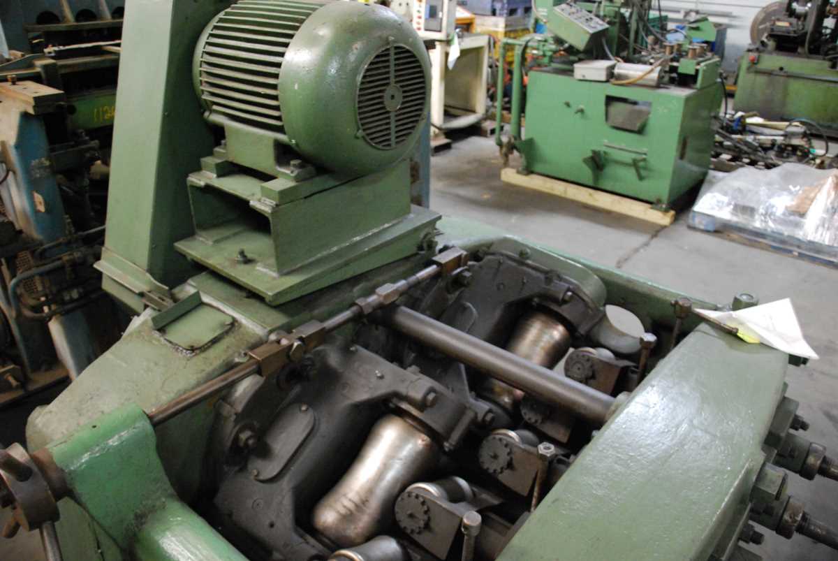3" Bigwood #1B, 7-roll straightener, 2-driven rolls, 5-idle rolls, 393 FPM, #2519 - Image 7