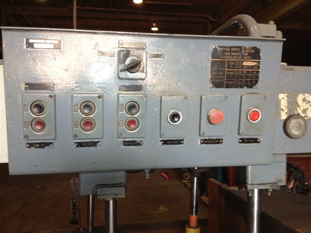 38" Trennjaeger #PMC10, circular cold saw, roller tables, tag #14895 - Image 2