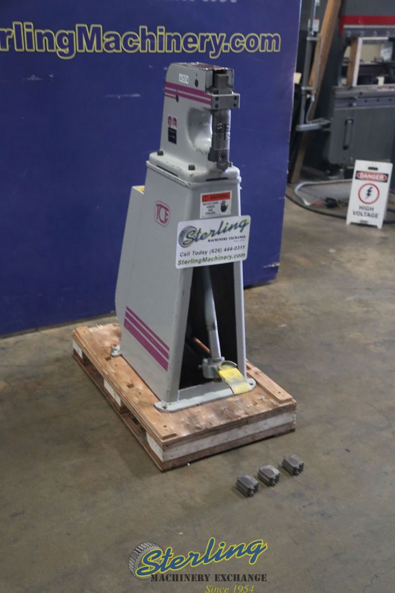 TCE Corp #1447-6DT, manual stretch wrap forming machine, tooling - Image 1