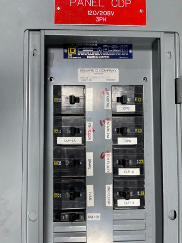 225 Amp. Square D, NQODQ2, Panelboard, 208/120V., 3PH 4W 30 Circuit Q2L3225 Main - Image 2