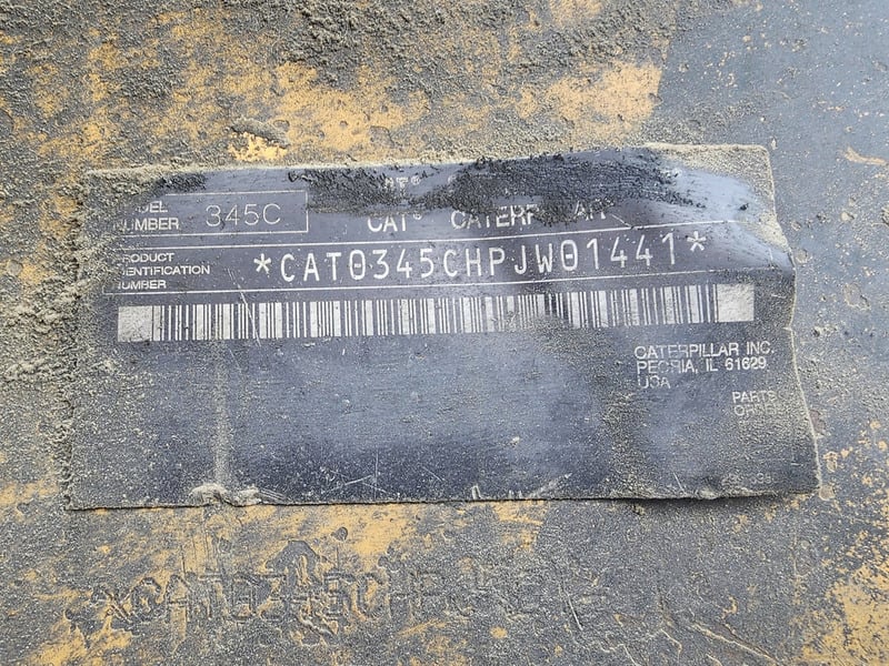 Caterpillar #345C, hydraulic excavator, blown engine, as is, 2006 - Image 2