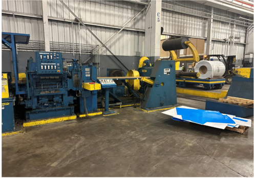 48" x .075" Cincinnati / Herr Voss, Cut-To-Length line Line, 40000 Lbs., 12"-48" Input Coil Width, 23"-192" - Image 1