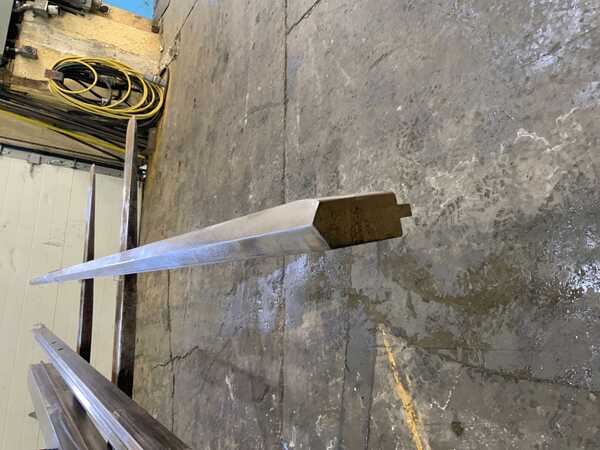 150" L, Male press brake die, 1-3/4" die width, 3-3/4" die height, 1/2" tang - Image 6