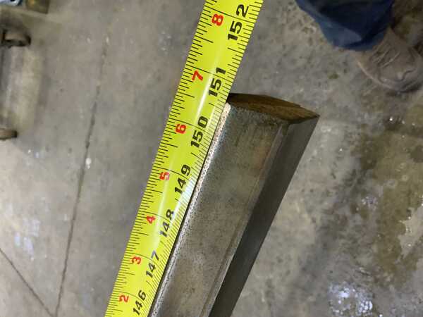 150" L, Male press brake die, 1-3/4" die width, 3-3/4" die height, 1/2" tang - Image 8