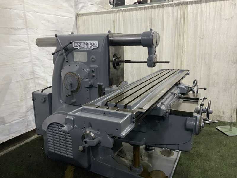 Kearney & Trecker #525TF, horizontal mill, 18" x106" table, 25 HP, 4 position vertical turret stop - Image 8