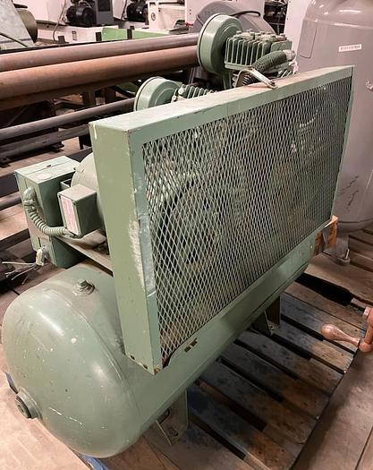 5 HP Curtis Toledo #E5, 60 gallon horizontal air compressor tank, 5 HP, 208-230/460 V., 1725 RPM, 1986 - Image 3