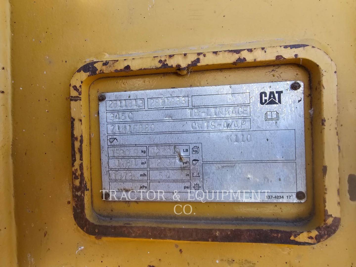Caterpillar 345BT54DB, Excavator, S/N: 2811813, 2015 - Image 5