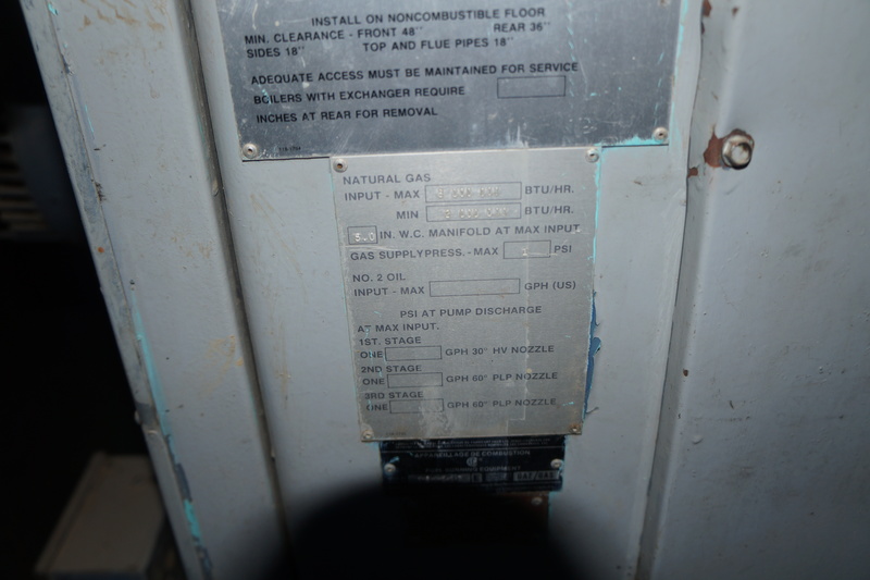 4 MMBTUH Cleaver-Brooks Brook, glycol boiler, 140 psi, 20" dia. x 9.3' lgth, 1985 - Image 4