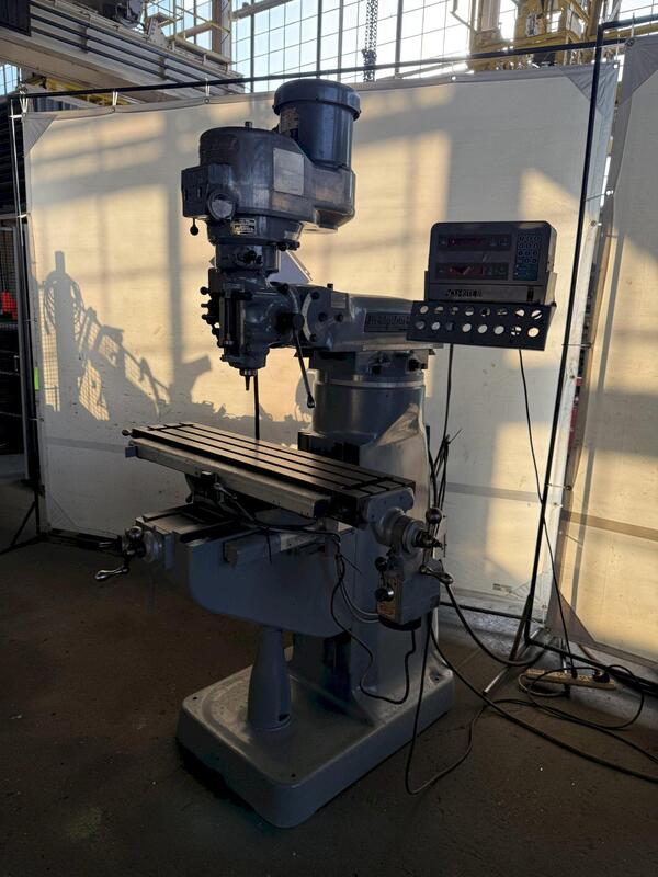 Bridgeport #Series-I, vertical mill, 9" x42" table, 2 HP, 60-4200 RPM, 2-Axis Acu-Rite IIII digital read out - Image 2