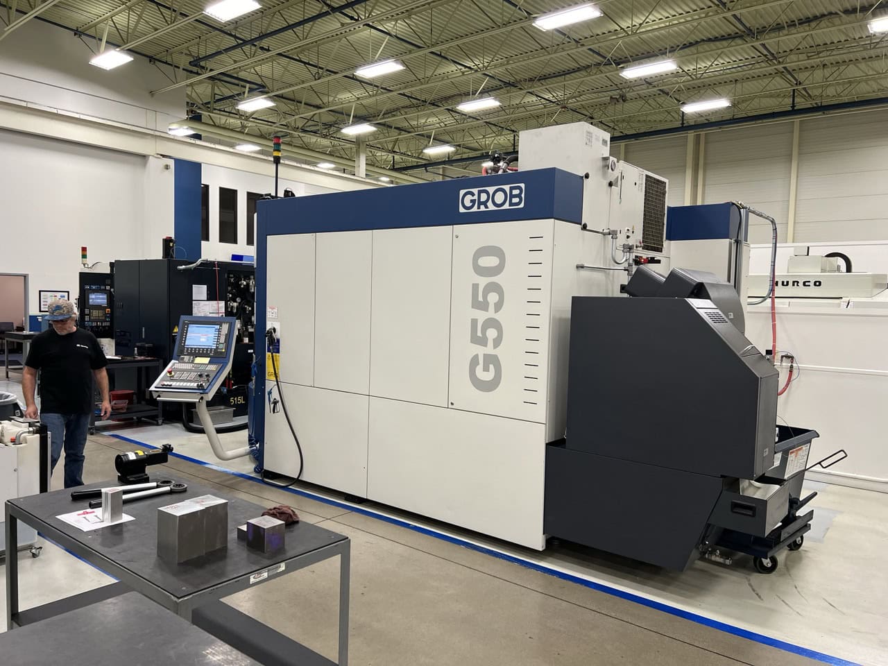 Grob #G550, 5-Axis horizontal machining center, 50 automatic tool changer, 31.5" X, 40.2" Y, 38.2" Z, 15000 - Image 8