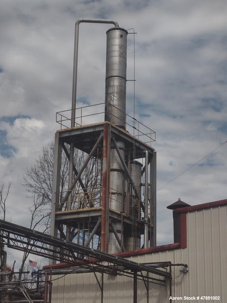 3.5' Vendome Copper & Brass, Distillation Columns, 5-7 GPM of ethanol @ 15-20% feed rate, (18) tray stripper - Image 3