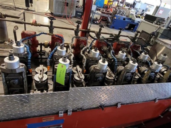 Turek & Heller #WU-11, tubular encapsulated cable tube mill, R to L, 25 FPM, upgraded 2022 - Image 6