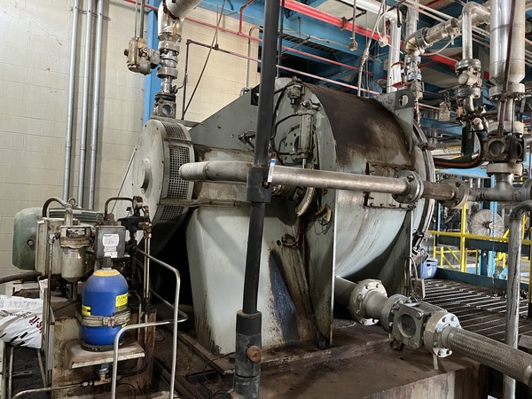 49" Krauss Maffei #HZ125/2.5Si, 316 Stainless Steel horizontal peeler centrifuge, Siphon peeler, 49" mm - Image 6