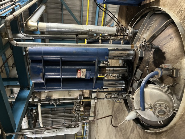 Rosenmund, 4 square meter nutsche filter, Stainless Steel, 10 HP main drive, hydraulic pack, 1986, rebuilt - Image 1