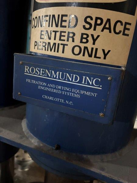 Rosenmund, 4 square meter nutsche filter, Stainless Steel, 10 HP main drive, hydraulic pack, 1986, rebuilt - Image 9