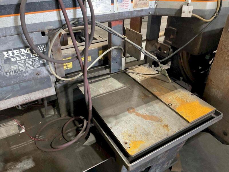 14" x 20" Hemsaw #Twister, horizontal bandsaw, 18" wheel diameter, S/N 772301 - Image 3