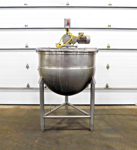 200 gallon Stainless jacketed mixing kettle, 48" dia. x 36" deep, 2 HP, 230/460 V., 3 phase - Image 1