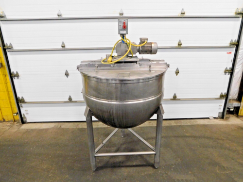 200 gallon Stainless jacketed mixing kettle, 48" dia. x 36" deep, 2 HP, 230/460 V., 3 phase - Image 2