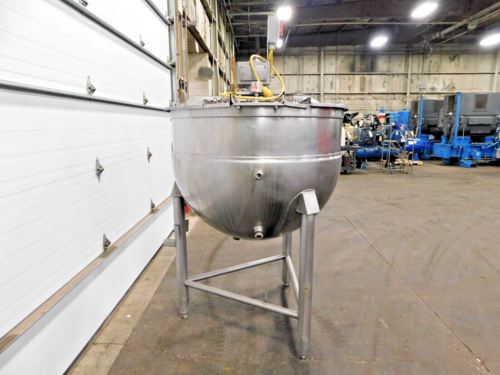 200 gallon Stainless jacketed mixing kettle, 48" dia. x 36" deep, 2 HP, 230/460 V., 3 phase - Image 8