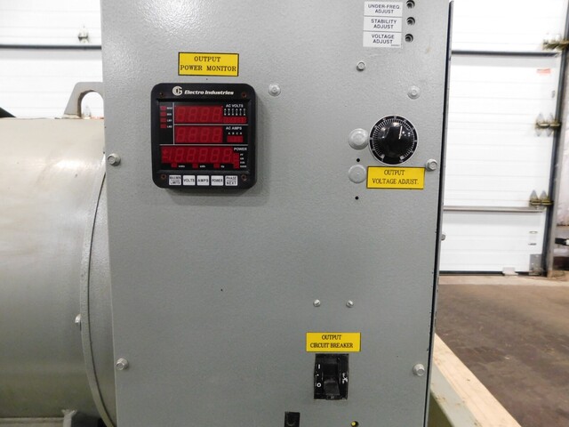 200 HP Georator, rotary frequency converter, 124.8 KW, 156 KVA, 50/60 Hz, 220/380 Volts - Image 10