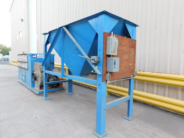 AAF #B, dust arrestor size 3-7 dust collector, 10 HP, 1710 RPM, 107" x 36" hopper - Image 7