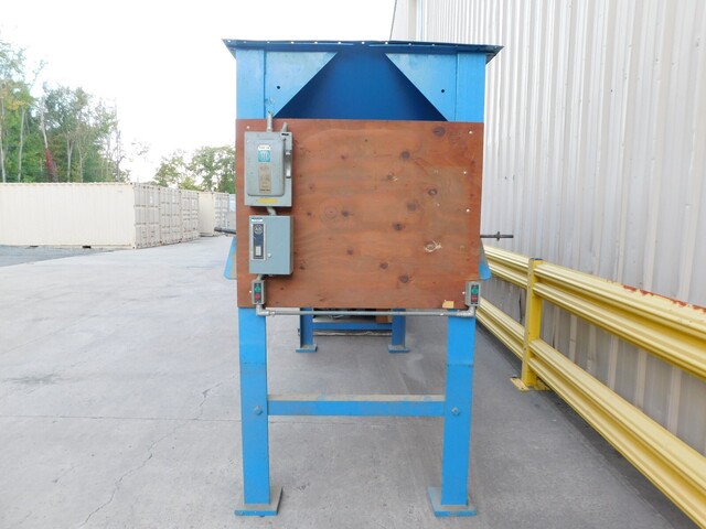AAF #B, dust arrestor size 3-7 dust collector, 10 HP, 1710 RPM, 107" x 36" hopper - Image 8