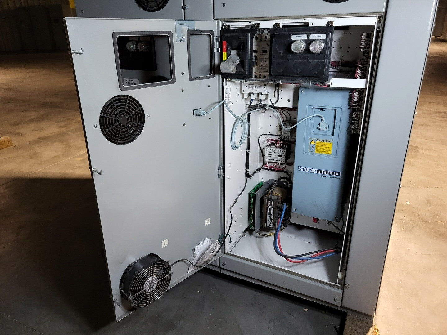 20 HP Eaton, SVX015A1-5A4N1, vari-frequency drive, 600 Volts, 3 phase, like new - Image 1