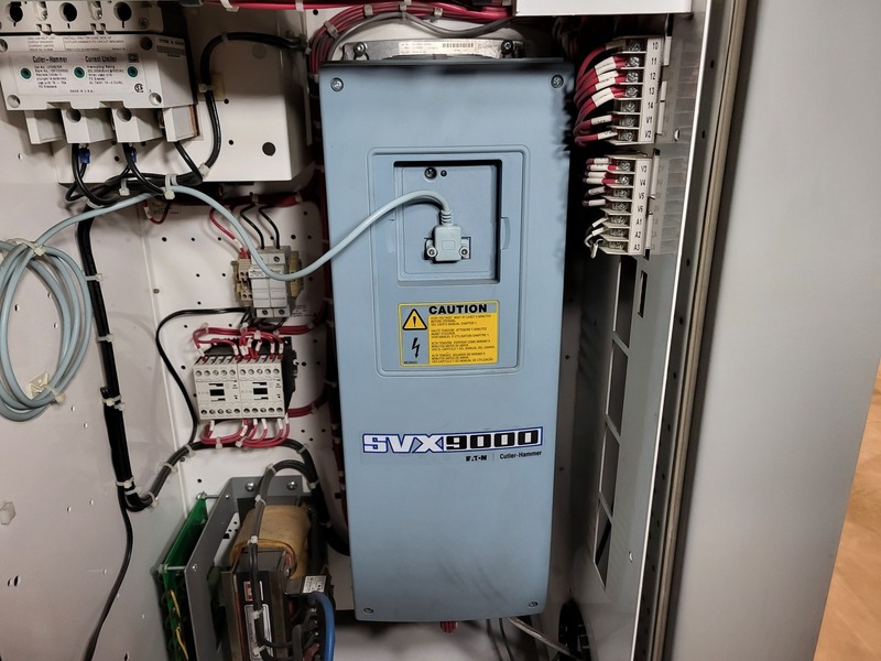 20 HP Eaton, SVX015A1-5A4N1, vari-frequency drive, 600 Volts, 3 phase, like new - Image 5