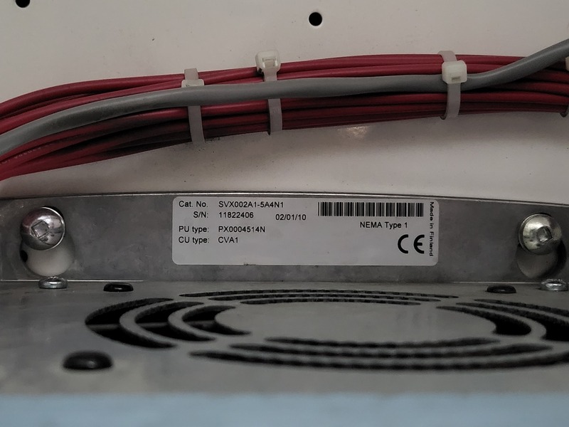 3 HP Eaton, SVX002A1-5A4N1, vari-frequency drive, 600 Volts, 3 phase, like new - Image 8