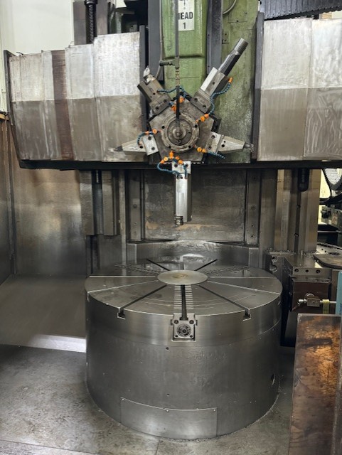 56" Bullard CNC vertical turret lathe, retrofitted - Image 6