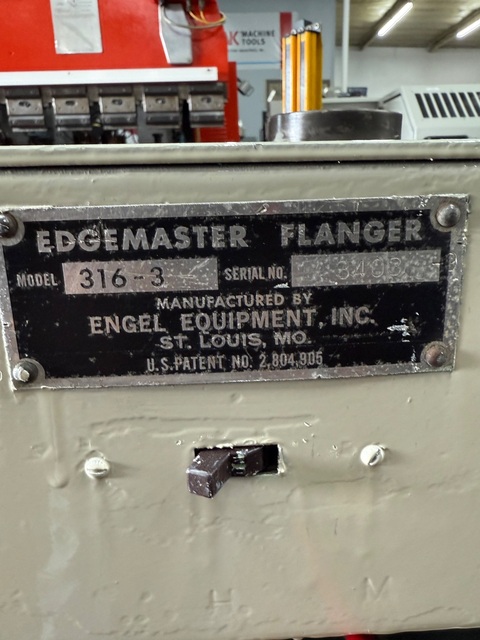 Engel #316-3 Edgemaster, sheet metal equipment, for various sheet metal applications - Image 4