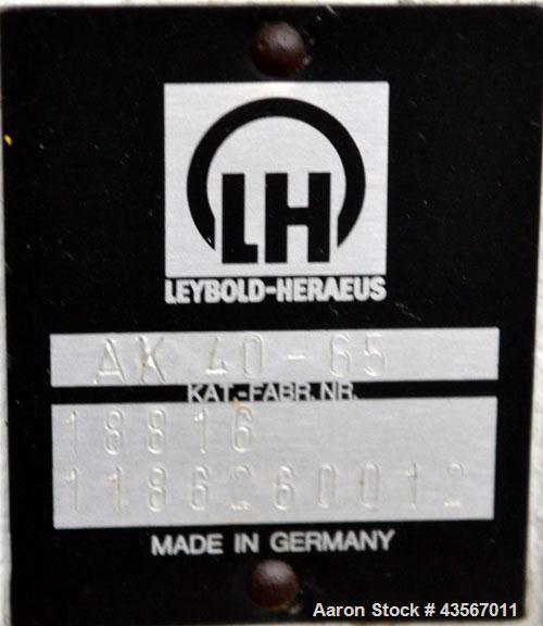 Leybold-Heraeus #DK5, Oil Seal Vacuum Pump, Rotary Piston, 25" mm Inlet, 38 mm Outlet, 1.5 kW, 1410 RPM, 500 V - Image 10