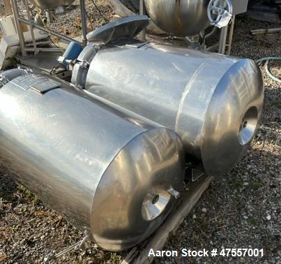 49.7 gallon Brighton Corp., Stainless Steel vertical reactor, 20" diameter x 36" straight side, 25/FV psi @ - Image 4