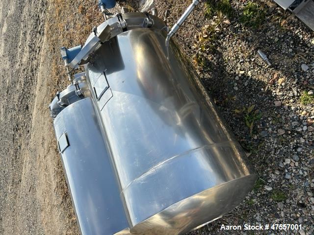 49.7 gallon Brighton Corp., Stainless Steel vertical reactor, 20" diameter x 36" straight side, 25/FV psi @ - Image 5