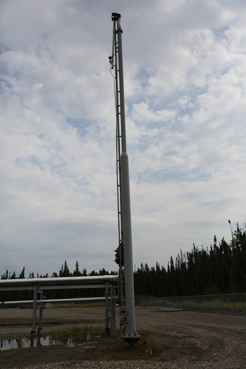 8" x 52' TORNADO COMBUSTION TECHNOLOGIES Self Supported Flare Stack - Image 2