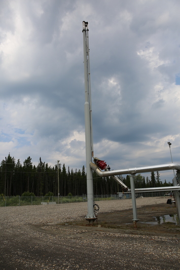 8" x 52' TORNADO COMBUSTION TECHNOLOGIES Self Supported Flare Stack - Image 7