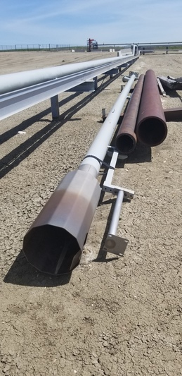 8.5" x 50' Pyramid Self Supported Flare Stack - Image 1