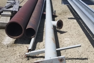 8.5" x 50' Pyramid Self Supported Flare Stack - Image 3