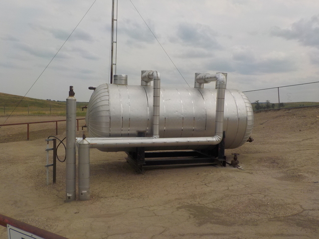 42" x 8' Flare Knockout Drum, 345 PSI, 11.5 bbl - Image 1