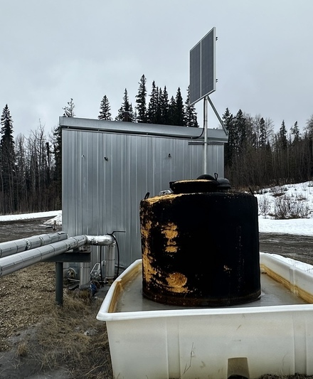 145 HP Frick #XJF151N, screw compressor, Caterpillar G3306NA NG engine, 1-stage, 2003 - Image 1