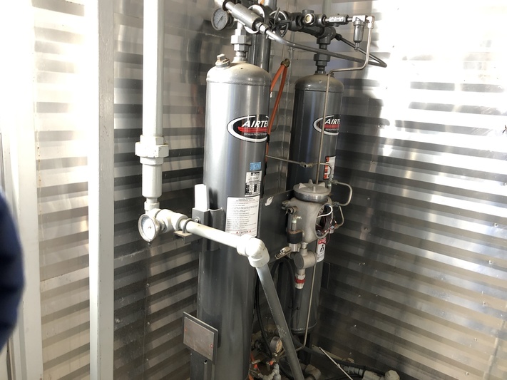 25 HP TamRotor #E6G, screw compressor, Marathon Electric E207 engine, 2-stage, 2006 - Image 4