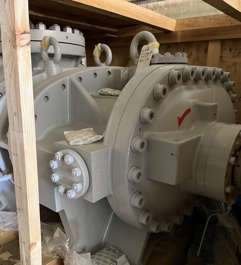 400 HP Mycom #400SUD-HE, screw compressor, 2019 - Image 7