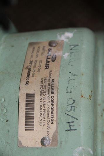 60 HP Sullair #PDH12L, screw compressor, Arrow VRG-830 NG engine, 2003 - Image 6