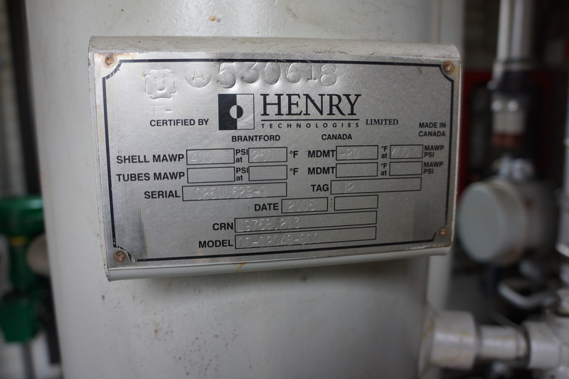 95 HP Frick #XJF151N, screw compressor, Caterpillar G3304NA NG engine, 2005 - Image 9