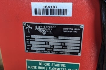 95 HP Gardner Denver #3A219-235G11, screw compressor, Caterpillar G3304NA NG engine, 2-stage, 2002 - Image 6