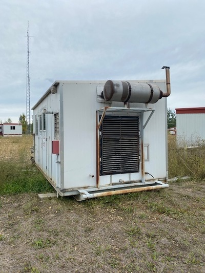 95 HP Gardner Denver #SSHG99B01, screw compressor, Caterpillar G3304NA NG engine, 1-stage, 2001 - Image 1