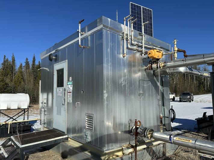 95 HP Sullair #22178, screw compressor, Caterpillar G3304NA NG engine, 1-stage, 2009 - Image 4